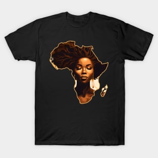 African Pride Melanin Africa T-Shirt